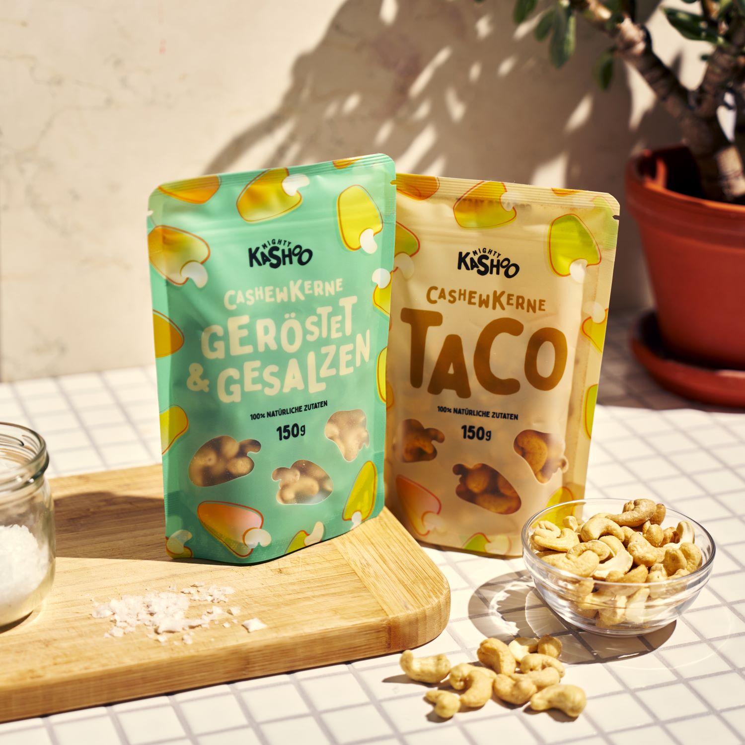 Mighty Kashoo Cashewkerne 2er Bundle 2 x 150 g