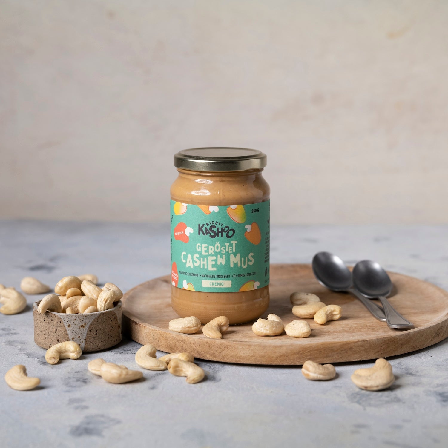 Cashewmus Geröstet cremig 350g - Mighty Kashoo