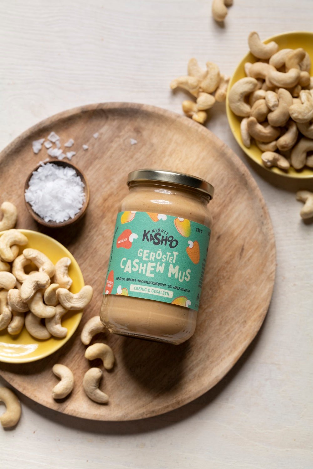 Cashewmus Geröstet cremig & salzig 350g - Mighty Kashoo