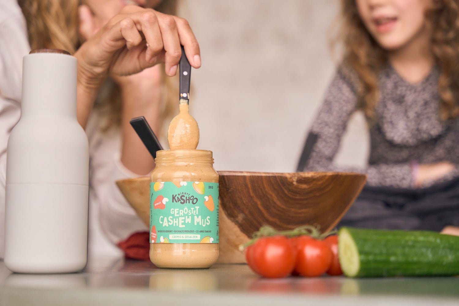 Cashewmus Geröstet cremig & salzig 350g - Mighty Kashoo