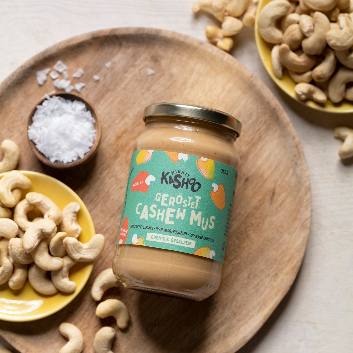 Cashewmus Geröstet cremig & salzig 350g - Mighty Kashoo