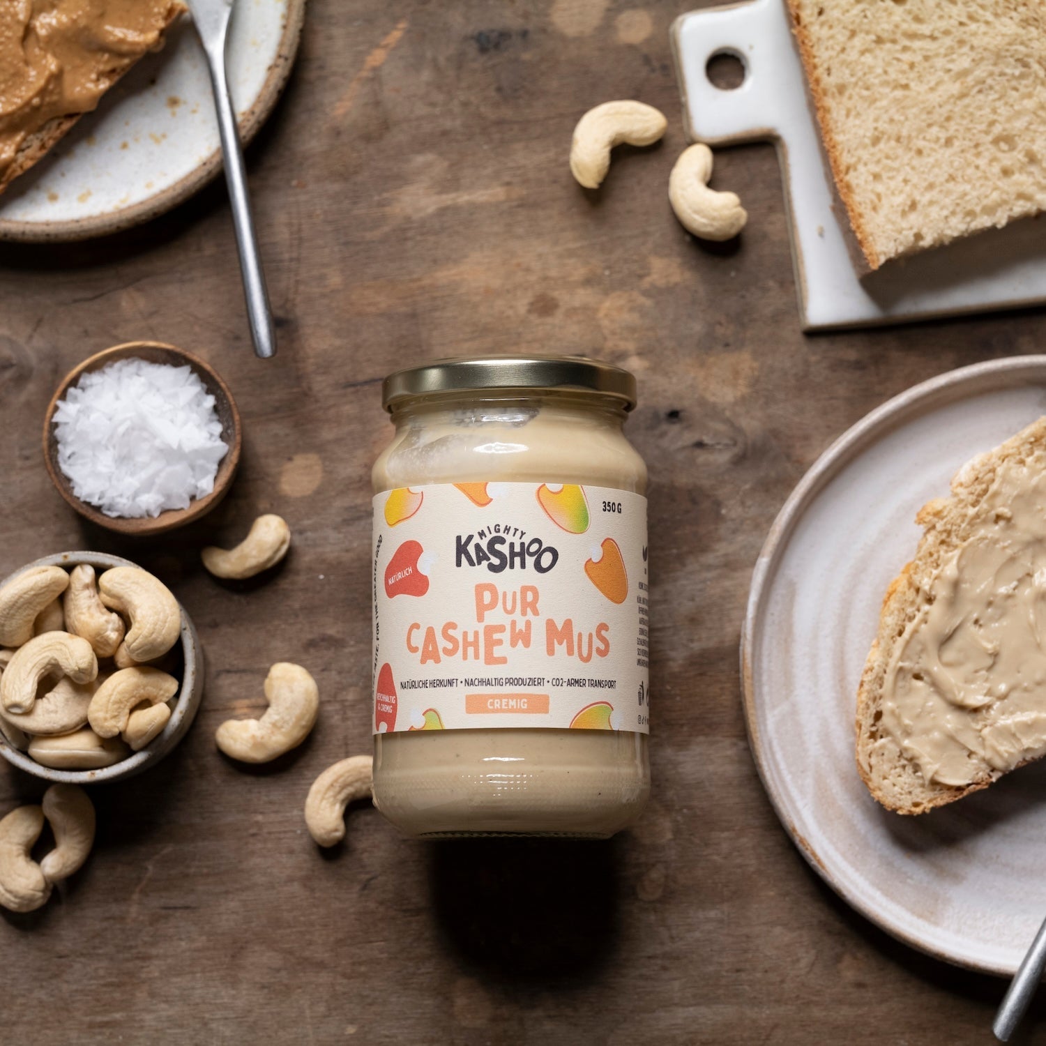 Cashewmus Pur cremig 350g - Mighty Kashoo