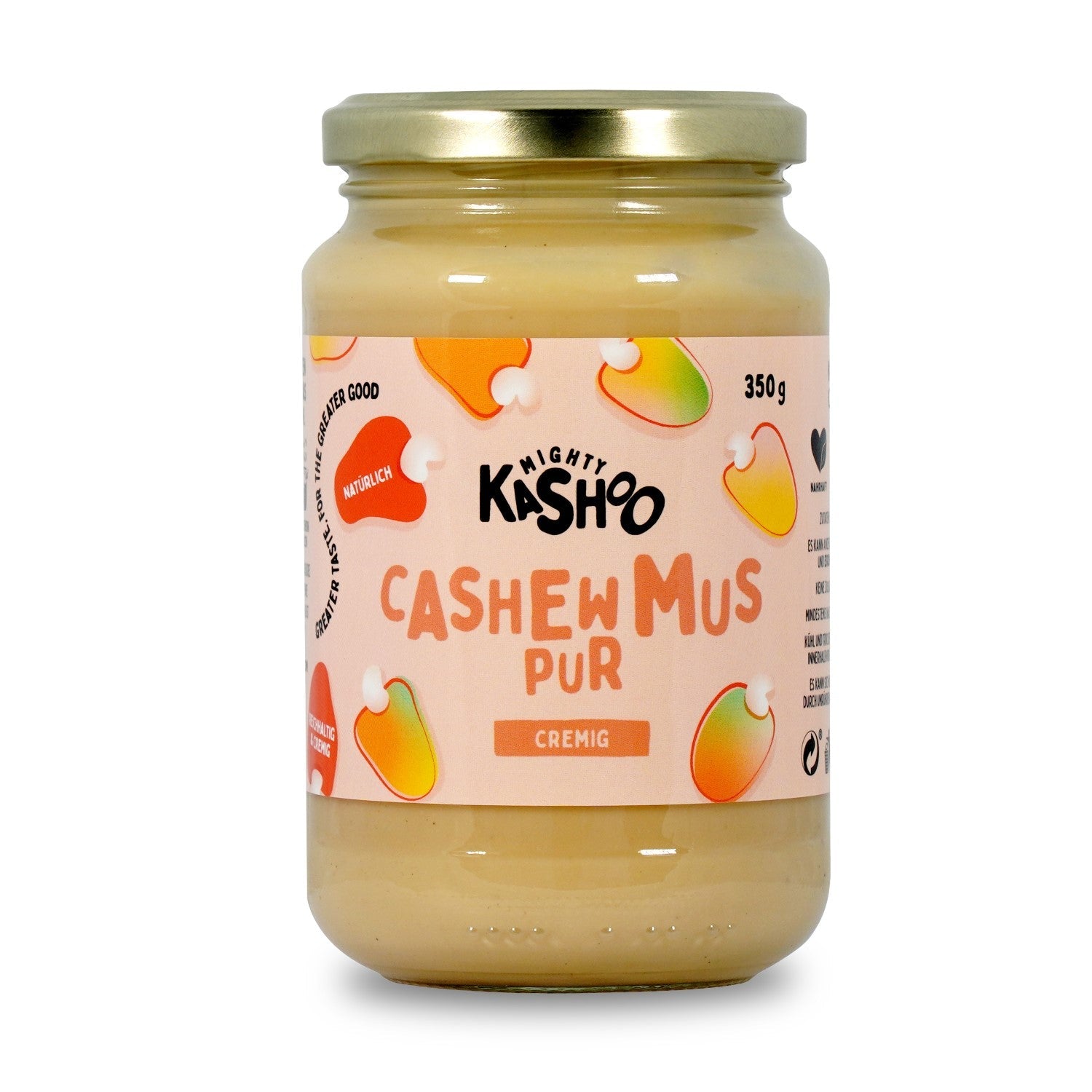 Cashewmus Pur cremig 350g "Ideal zum Kochen & Backen" - Mighty Kashoo